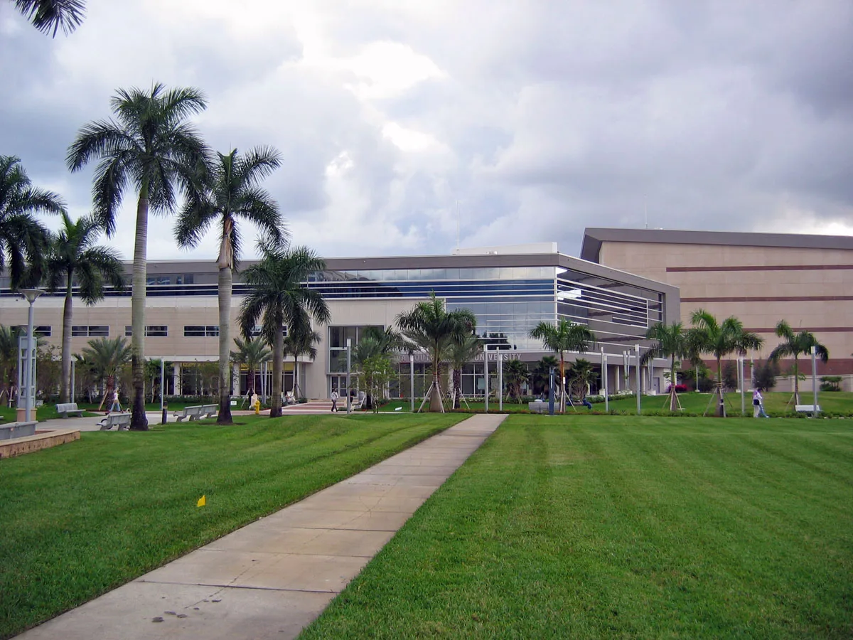The Student and Media Arts Center on Nova Southeastern University's campus in Davie.