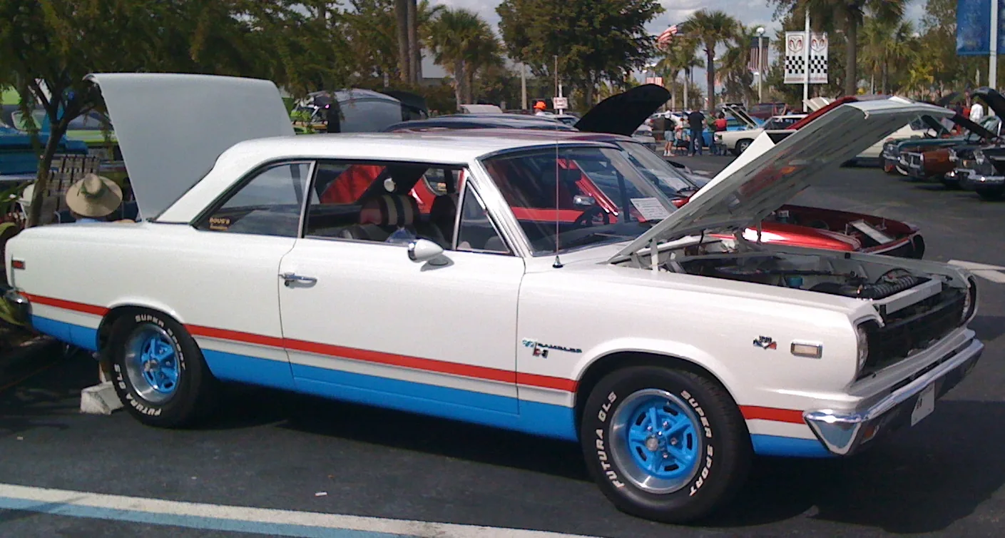 A 1969 SC/Rambler at a car show in Davie.
